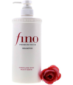 Shiseido Fino Premium Touch Shampoo, Moisturizing and Repairing Hair Shampoo, 550 ml, oz18.5 